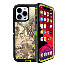 Heavy Duty Case for iPhone 13 Pro Max (CAMO GREEN) (Only Ground Shipping)