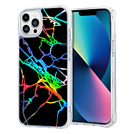 Flower Print Design Hard Clear Case - G147 for iPhone 13 Pro (Only Ground Shipping)