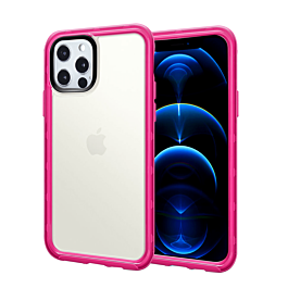 Acrylic Dual Layer Transparent Case - RED for iPhone 13 Pro Max (Only Ground Shipping)