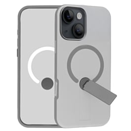 Shockproof Rugger Magnetic Case with Kickstand (GRAY) for iPhone 13 / 14 (Only Ground Shipping)
