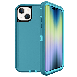 Heavy Duty Case for iPhone 14 / 13 (TEAL) (Only Ground Shipping)