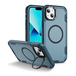 Shockproof Magsafe Case with Camera Stand - SAPPHIRE BLUE for iPhone 13 / 14 (Only Ground Shipping)