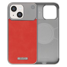 Metallic Leather Case (BURGUNDY) for iPhone 13 / 14 (Only Ground Shipping)
