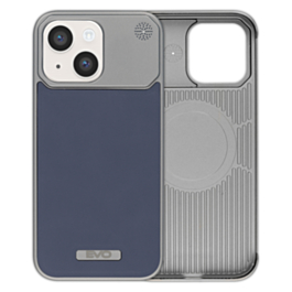 Metallic Leather Case (NAVY BLUE) for iPhone 13 / 14 (Only Ground Shipping)