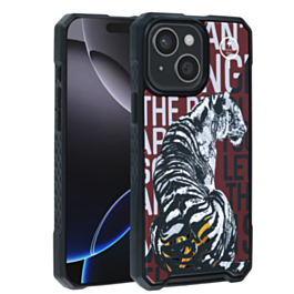 Cyber Magnetic DIY Series Cases - TIGER for iPhone 13 / 14 (Only Ground Shipping)
