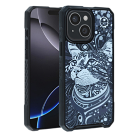 Cyber Magnetic DIY Series Cases - CAT for iPhone 13 / 14 (Only Ground Shipping)
