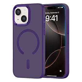 New Magnetic Wireless Charging Case with IC Chip (PURPLE) for iPhone 13 / 14 (Only Ground Shipping)
