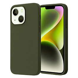 Soft Solid Silicone Case (Full Buttom Cover) - Style 50 for iPhone 13 / 14 / 16e / 17e (Only Ground Shipping)