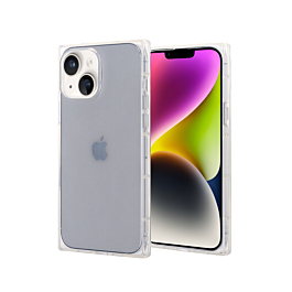 Square Clear Case - CLEAR for iPhone 14 / 13 (Only Ground Shipping)