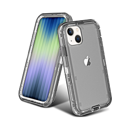 Transparent Shockproof Case - GRAY for iPhone 14 / 13 (Only Ground Shipping)
