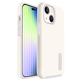 iPhone 14 Plus /15 Plus Dual Layer Protection Case - WHITE (Only Ground Shipping)