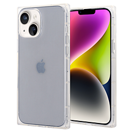iPhone 14 Plus / 15 Plus Square Clear Case - CLEAR (Only Ground Shipping)