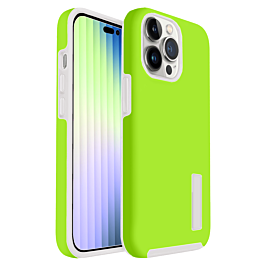 Dual Layer Protection Case - GREEN for iPhone 14 Pro (Only Ground Shipping)