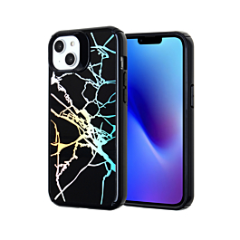 iPhone 14 Plus / 15 Plus New Fashion Heavy Duty Case - BLACK (Only Ground Shipping)