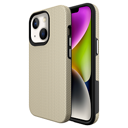 iPhone 14 Plus / 15 Plus Shock Absorption Protective Dual Layer Case - GOLD (Only Ground Shipping)