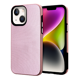 Shock Absorption Protective Dual Layer Case - ROSE GOLD for iPhone 13 / 14 / 16e / 17e (Only Ground Shipping)