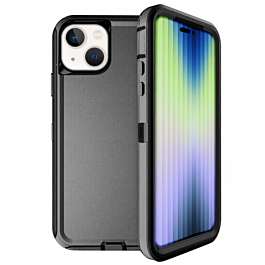 Heavy Duty Case for iPhone 14 / 13 (BLACK) (Only Ground Shipping)