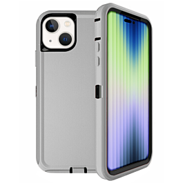 Heavy Duty Case for iPhone 14 / 13 (DARK GRAY & BLACK) (Only Ground Shipping)