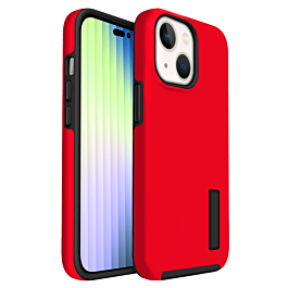 iPhone 14 Plus /15 Plus Dual Layer Protection Case - RED (Only Ground Shipping)