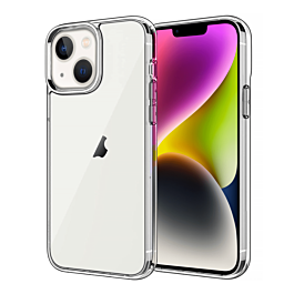 iPhone 14 Plus / 15 Plus Acrylic Dual Layer Transparent Case - CLEAR (Only Ground Shipping)