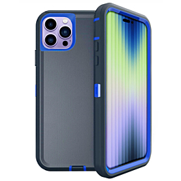 Heavy Duty Case for iPhone 14 Pro Max (DARK BLUE) (Only Ground Shipping)