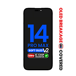 OLED Assembly for iPhone 14 Pro Max (Aftermarket QV8 / Soft