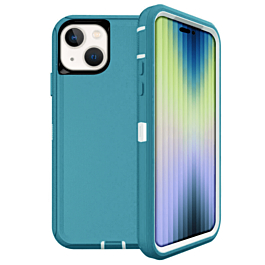 Heavy Duty Case for iPhone 15 (TEAL) (Only Ground Shipping)
