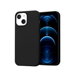 Soft Solid Silicone Case (Full Buttom Cover) - BLACK for iPhone 15 (Only Ground Shipping)