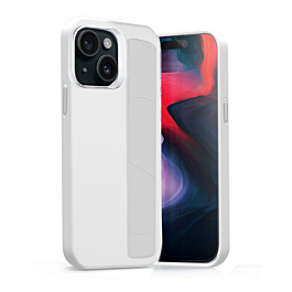 Wrist Strap Silicon Soft Case - WHITE for iPhone 15 (Only Ground Shipping)