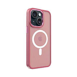 iPhone 14 Plus / 15 Plus New Magnetic Wireless Charging Case - PINK (Only Ground Shipping)
