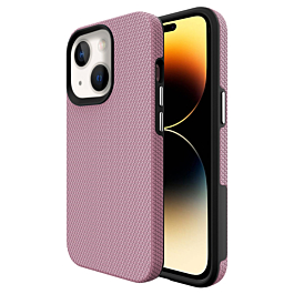 iPhone 14 Plus / 15 Plus Shock Absorption Protective Dual Layer Case - ROSE GOLD (Only Ground Shipping)