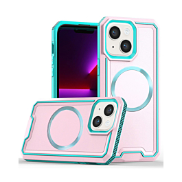 Non-Slip Translucent Matte Wireless Charging Case - TEAL for iPhone 15 (Only Ground Shipping)