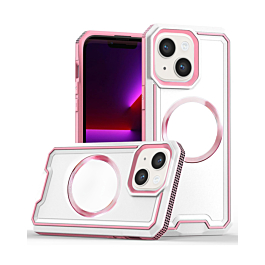 Non-Slip Translucent Matte Wireless Charging Case - WHITE for iPhone 15 (Only Ground Shipping)
