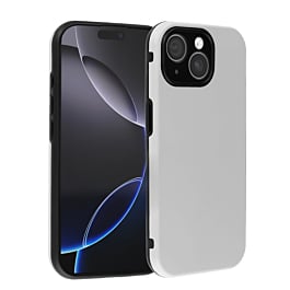 Full Cover New Design Silicone Case - WHITE for iPhone 15 (Only Ground Shipping)