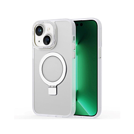 Carbon Wireless Charging Case with Ring Stand - CLEAR for iPhone 15 (Only Ground Shipping)