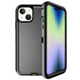 Heavy Duty Case for iPhone 14 Plus / 15 Plus (BLACK) (Only Ground Shipping)