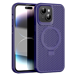 Heat Dissipation Case with Kickstand - PURPLE for iPhone 15 Pro (Only Ground Shipping)
