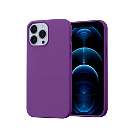 Soft Solid Silicone Case (Full Buttom Cover) - MAROON for iPhone 15 Pro (Only Ground Shipping)