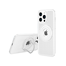 Airflow Magsafe Case with Stand - WHITE for iPhone 15 Pro (Only Ground Shipping)