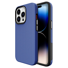 Shock Absorption Protective Dual Layer Case - BLUE for iPhone 15 Pro Max (Only Ground Shipping)