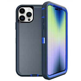 Heavy Duty Case for iPhone 15 Pro Max (DARK BLUE) (Only Ground Shipping)