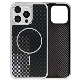 Woven Color Pattern Case (BLACK) for iPhone 15 Pro Max (Only Ground Shipping)