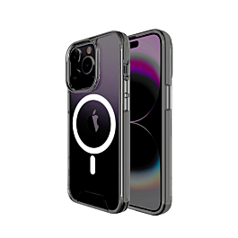 Wireless Charging Case - BLACK (Full Bottom Close) for iPhone 15 Pro Max (Only Ground Shipping)