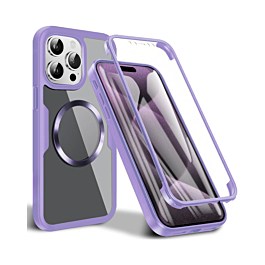 Full Shockproof Silicone Cover - PURPLE for iPhone 15 Pro Max (Only Ground Shipping)