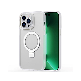 Carbon Wireless Charging Case with Ring Stand - CLEAR for iPhone 15 Pro Max (Only Ground Shipping)