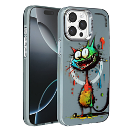 Animal Graffiti Design Wireless Charging Case - Style 9 for iPhone 15 Pro Max (Only Ground Shipping)