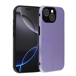 Full Cover New Design Silicone Case - LILAC for iPhone 14 Plus / 15 Plus (Only Ground Shipping)