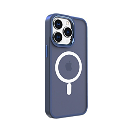 New Magnetic Wireless Charging Case - NAVY BLUE for iPhone 15 Pro (Only Ground Shipping)
