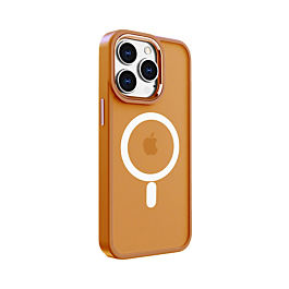 New Magnetic Wireless Charging Case - ORANGE for iPhone 15 Pro (Only Ground Shipping)