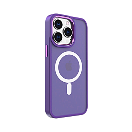 New Magnetic Wireless Charging Case - PURPLE for iPhone 15 Pro (Only Ground Shipping)